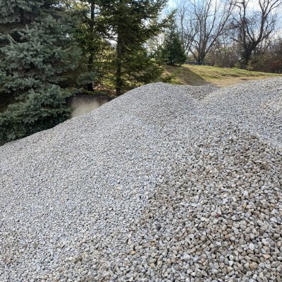 304 Gravel pile